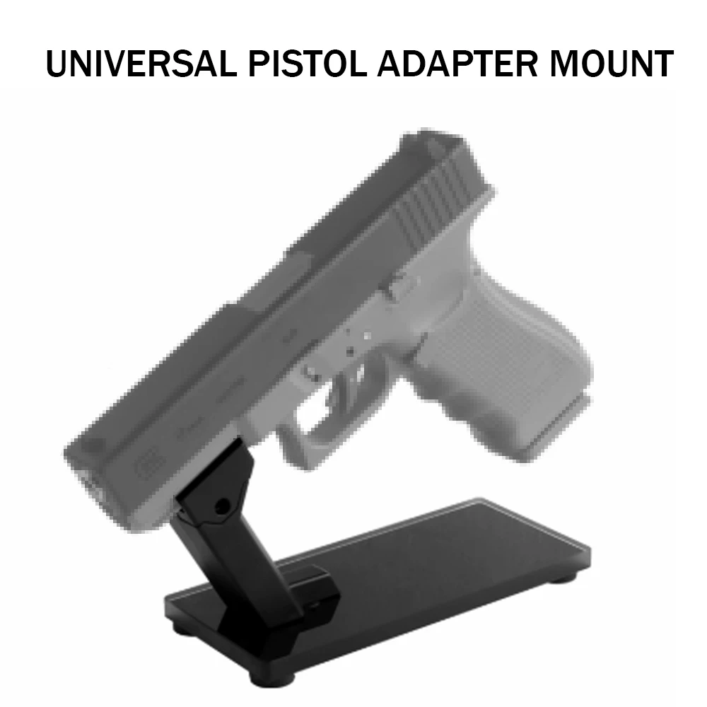 Pistol Display Stand Rail Mount  Universal Gun Display Rack Non Slip Base Tactical Desktop Stand  for Model Toy Gun Showcase