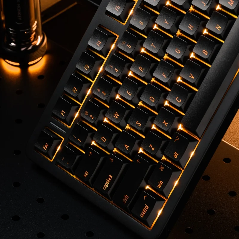 XVX IMD Air Low-Profile Keycap Shine-Through for South‑facing LED Keyboard Top Print/Side Print 80-Key PBT Keycap