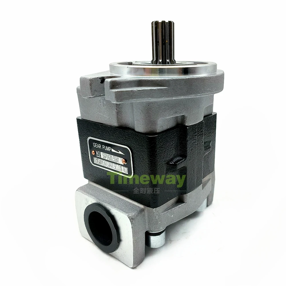 SGP1 Pilot Pump Excavator Parts Gear Pump SGP1A30L936M Hydraulic Gear Oil Pump Spline Shaft 10Teeth