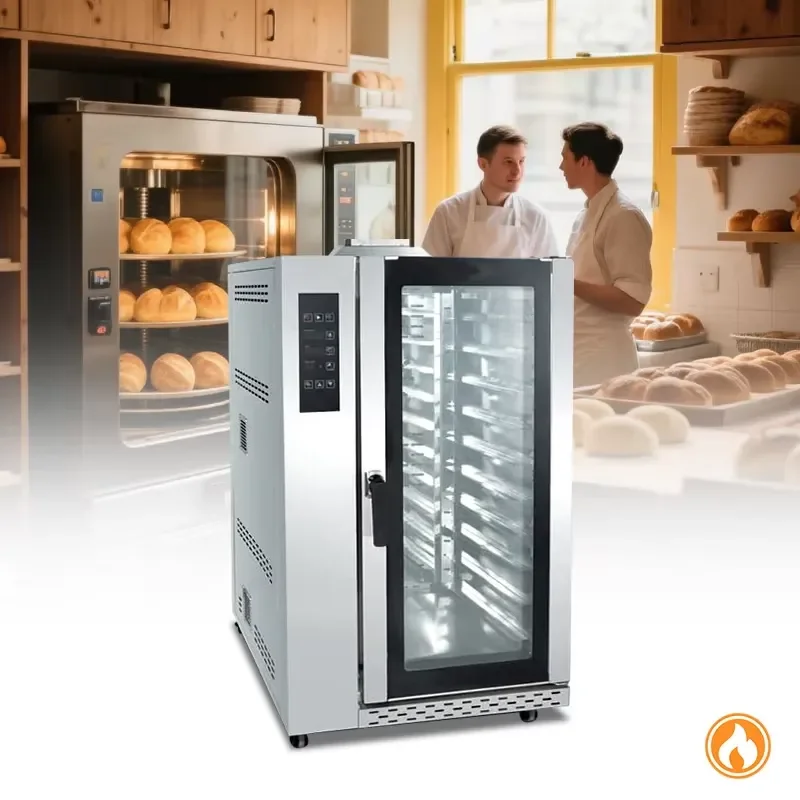 Stainless Steel Commercial Gas Convection Oven 5 8 10 12 16 Tray Hot Air Baking Equipment for Bakery Restaurant Kitchen Use