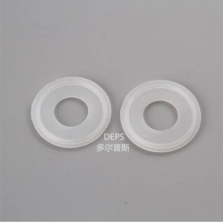 100PCS  Hygienic grade food grade clamp stainless steel quick fitting silicone gasket sealing ring chuck gasket rubber