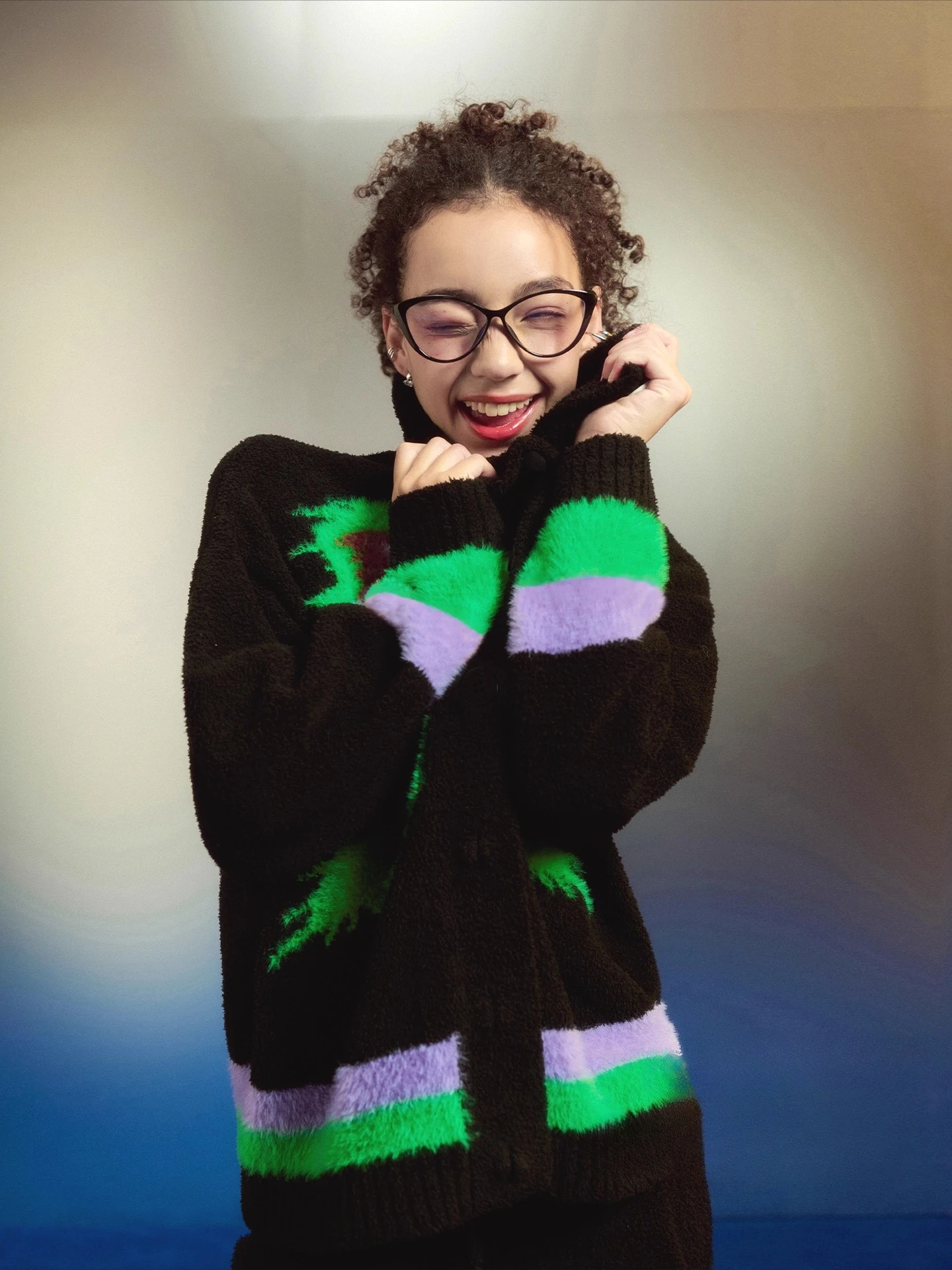 New Autumn and Winter Women's Home Clothes, Fashionable and Trendy Black Thick Warm Sleepwear Set