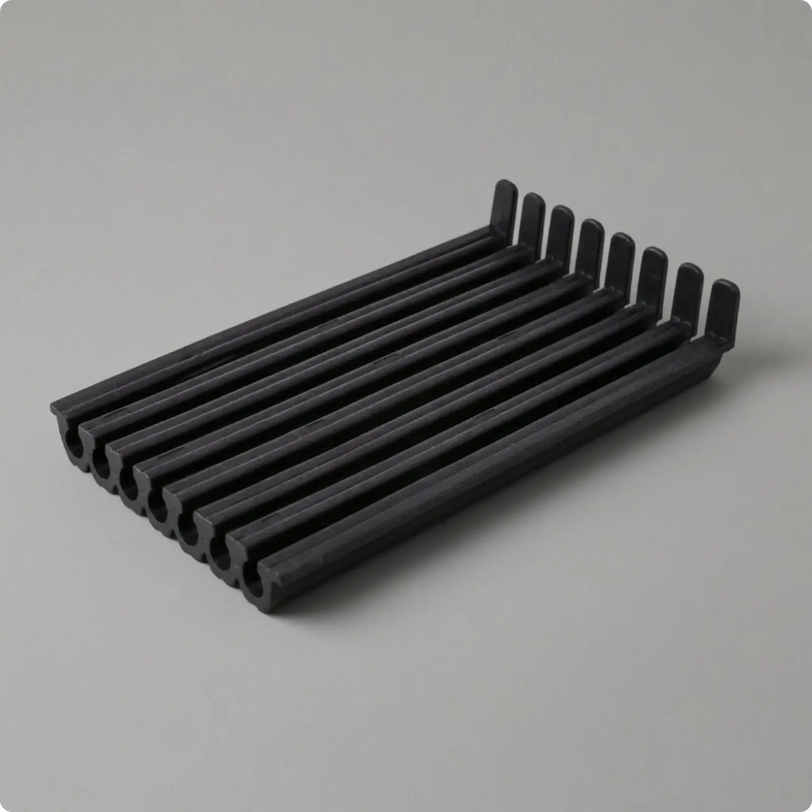 Organizer Cables Desk Tray TPR Material Portable Wire Management Holder with End Openings for Charging Cords Car Cable Organizer