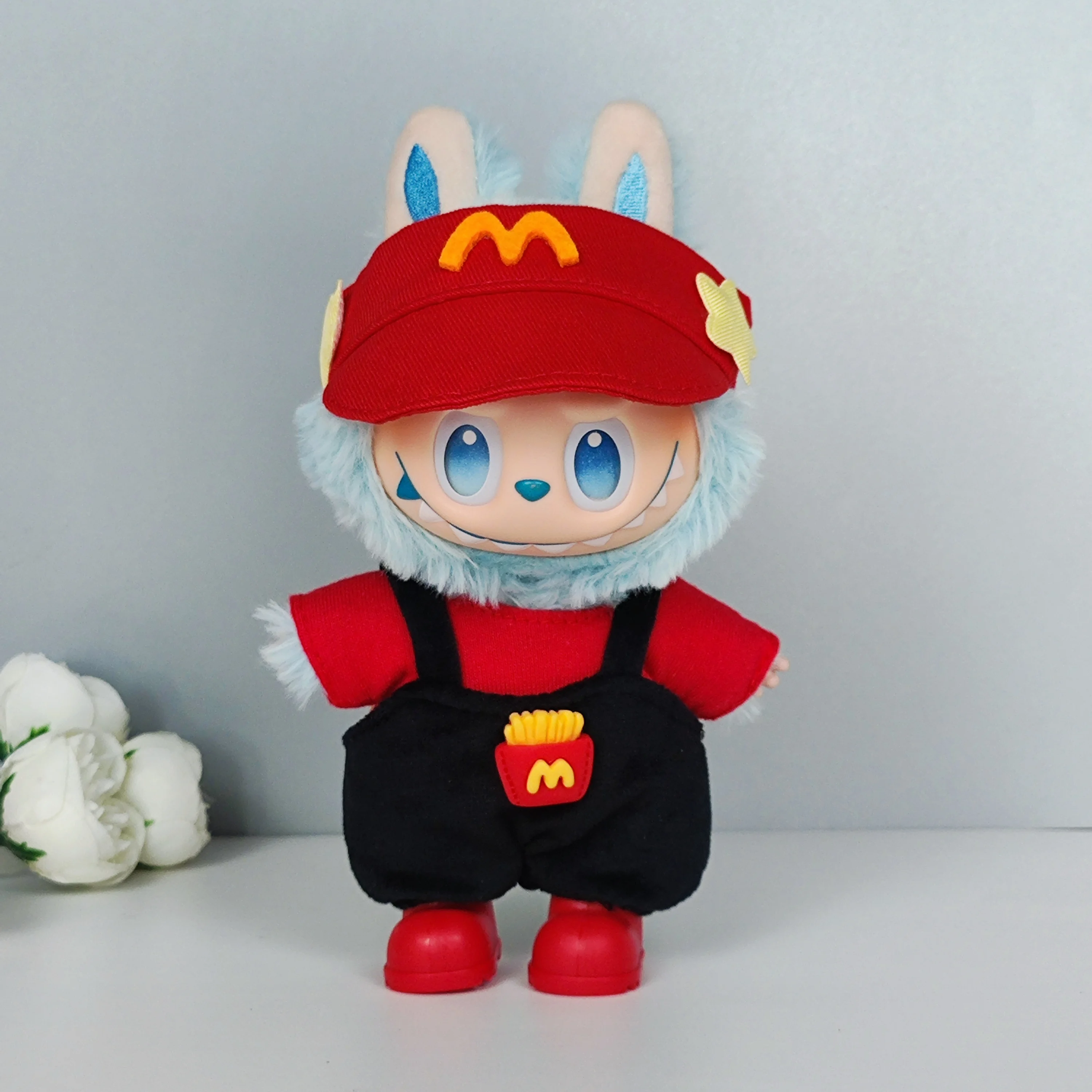 17 سنتيمتر Labubu Idol V1 V2 موضة ملابس دمى صغيرة إكسسوارات ملابس أنيقة الزي الرياضي الترفيهي الملابس هدية