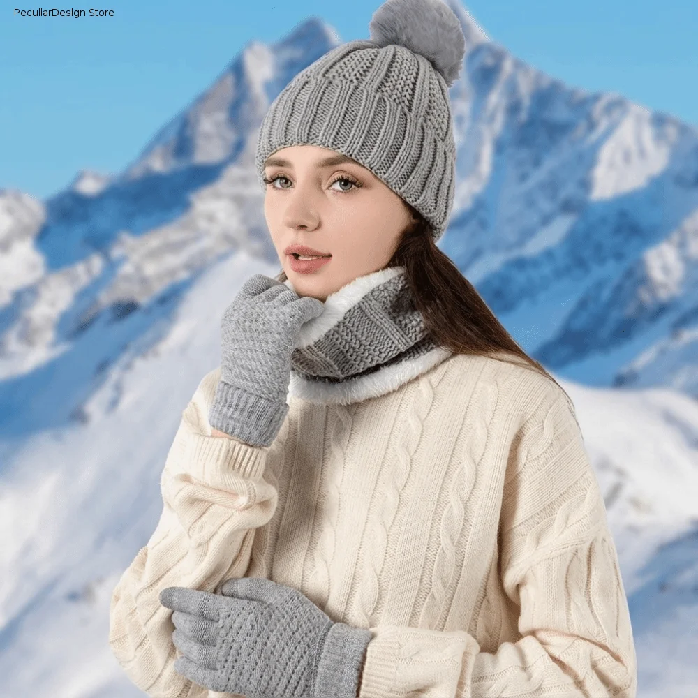 ensemble-3-pieces-confortable-bonnet-echarpe-et-gants-de-couleur-unie-avec-pompon-mignon-bonnet-tricote-chaud-et-epais-en-velours-pour-usage-quotidien