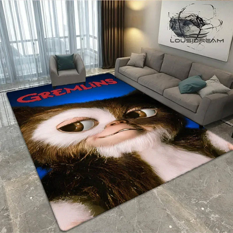 Gremlins Anime Print Carpet Children Play Christmas Carpet Living Room Bedroom Non-slip Carpet Photography Props Birthday Gift