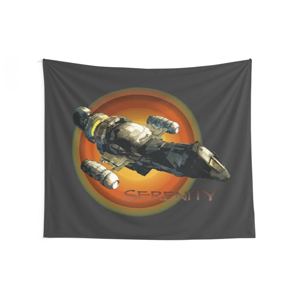 Firefly - Serenity Spaceship Tapestry Wall Hangings Decoration Room Decor For Girls Bedroom Decor Custom Tapestry