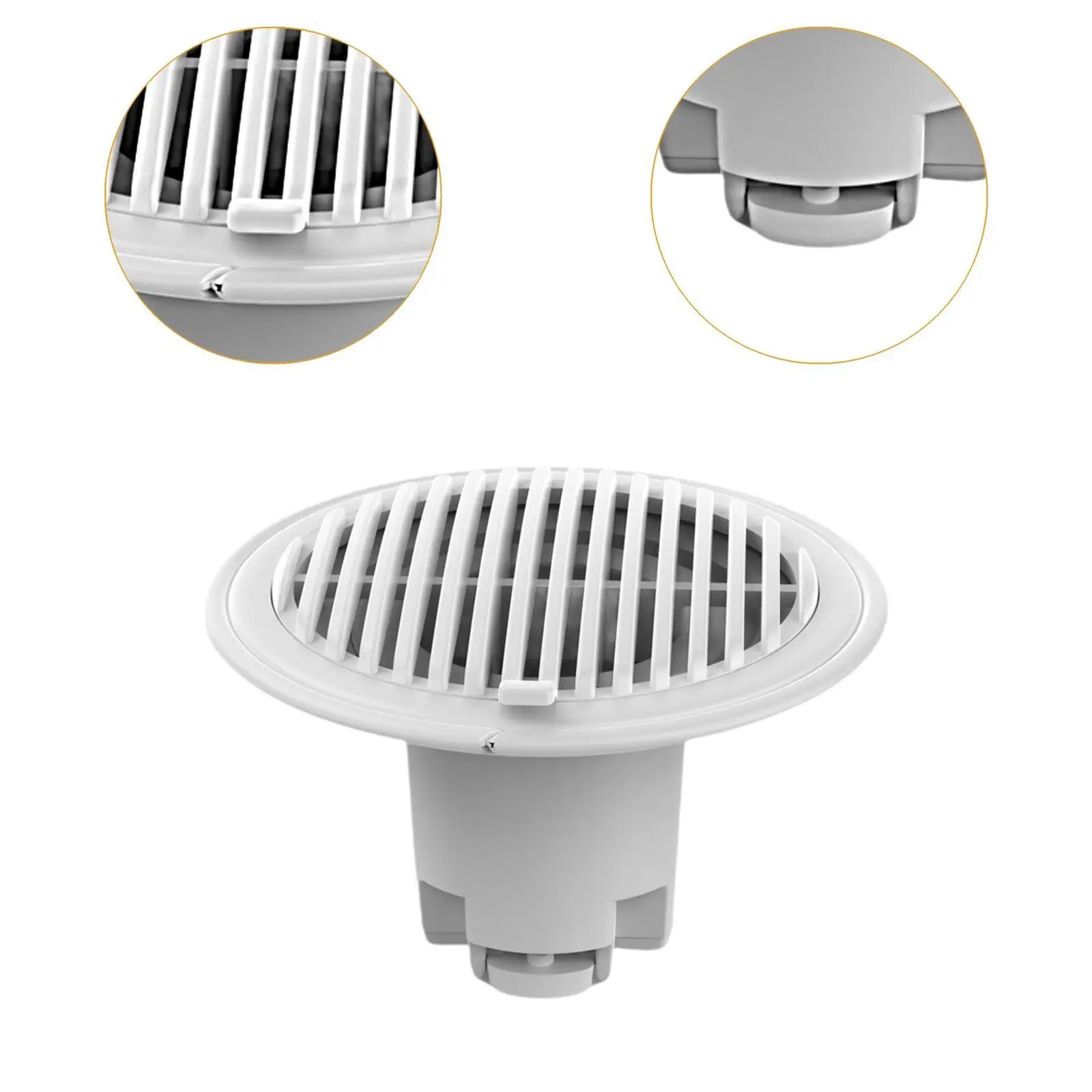 

Single Way Drain Valve Odor Blocking Anti Odor Floor Drain Insert Sturdy Hair Catcher for Bathroom Sink Toilet