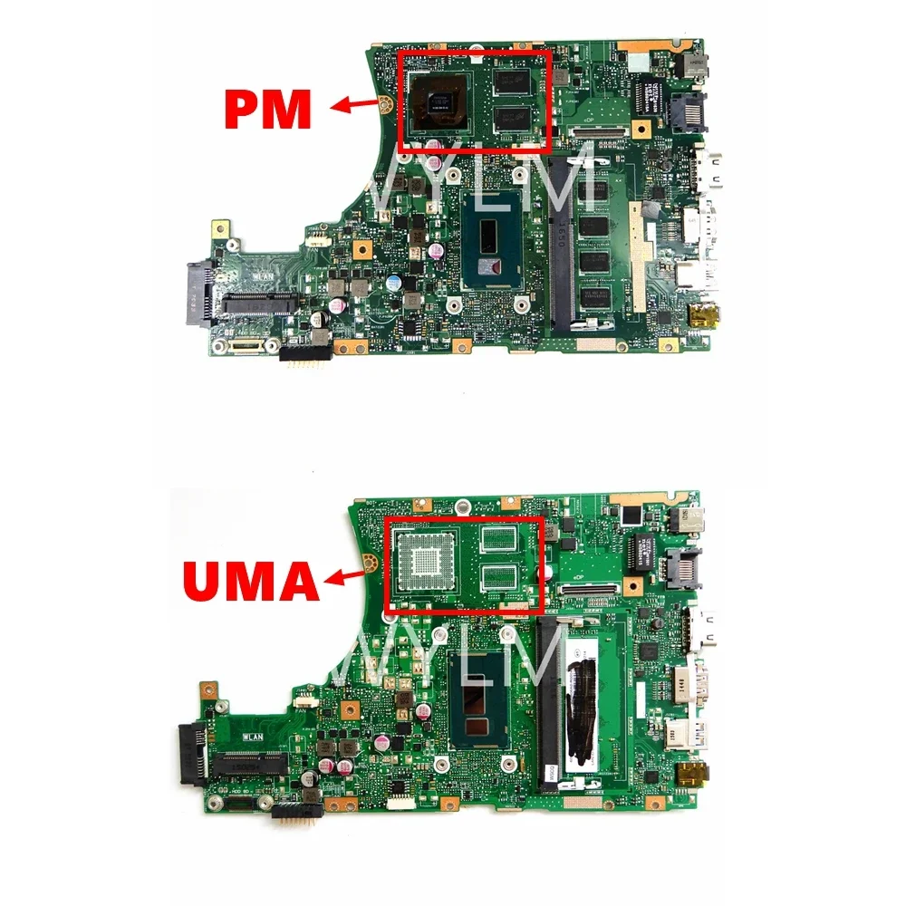 X455LJ Notebook Mainboard For ASUS A455L F454L X455LA X455LF X455L X455LD Laptop Motherboard I3/I5/I7CPU PM/UMA RAM-4GB