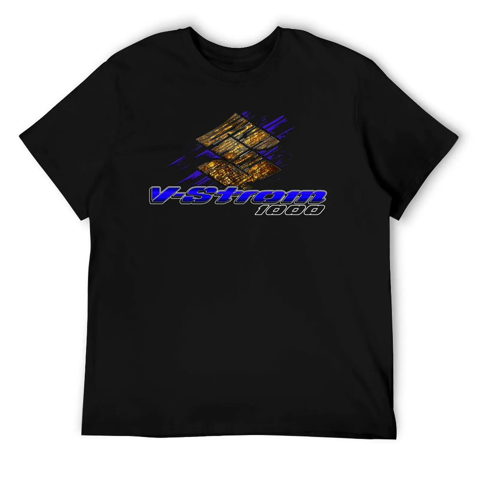 V-Strom ログストローム ブラッシュ ブルー 1000 Tシャツ メンズ 高級Tシャツ メンズ デザイナーTシャツ メンズ ホワイトTシャツ