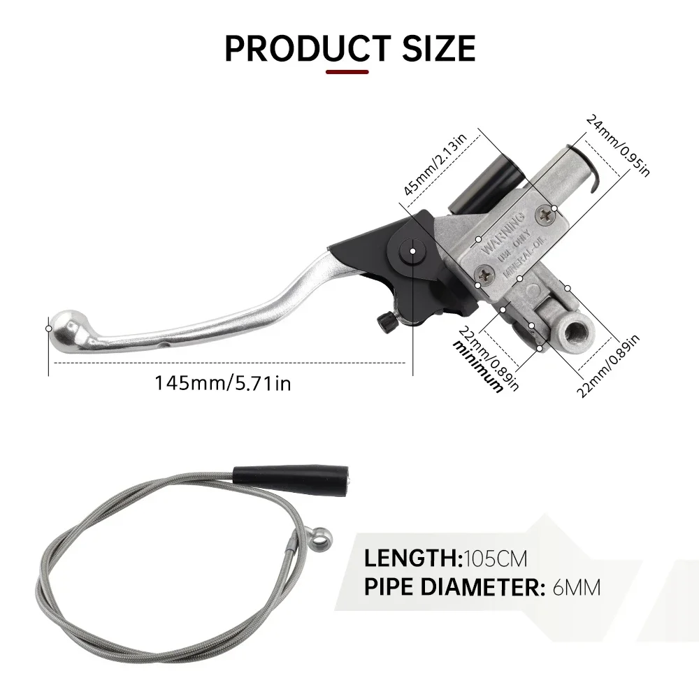 Hydraulic Master Cylinder Clutch Lever For 640 DUKE LC4 ADV ENDURO SUPERMOTO 660 RALLY SMC Motorcycle Parts Oil Hose Pipe