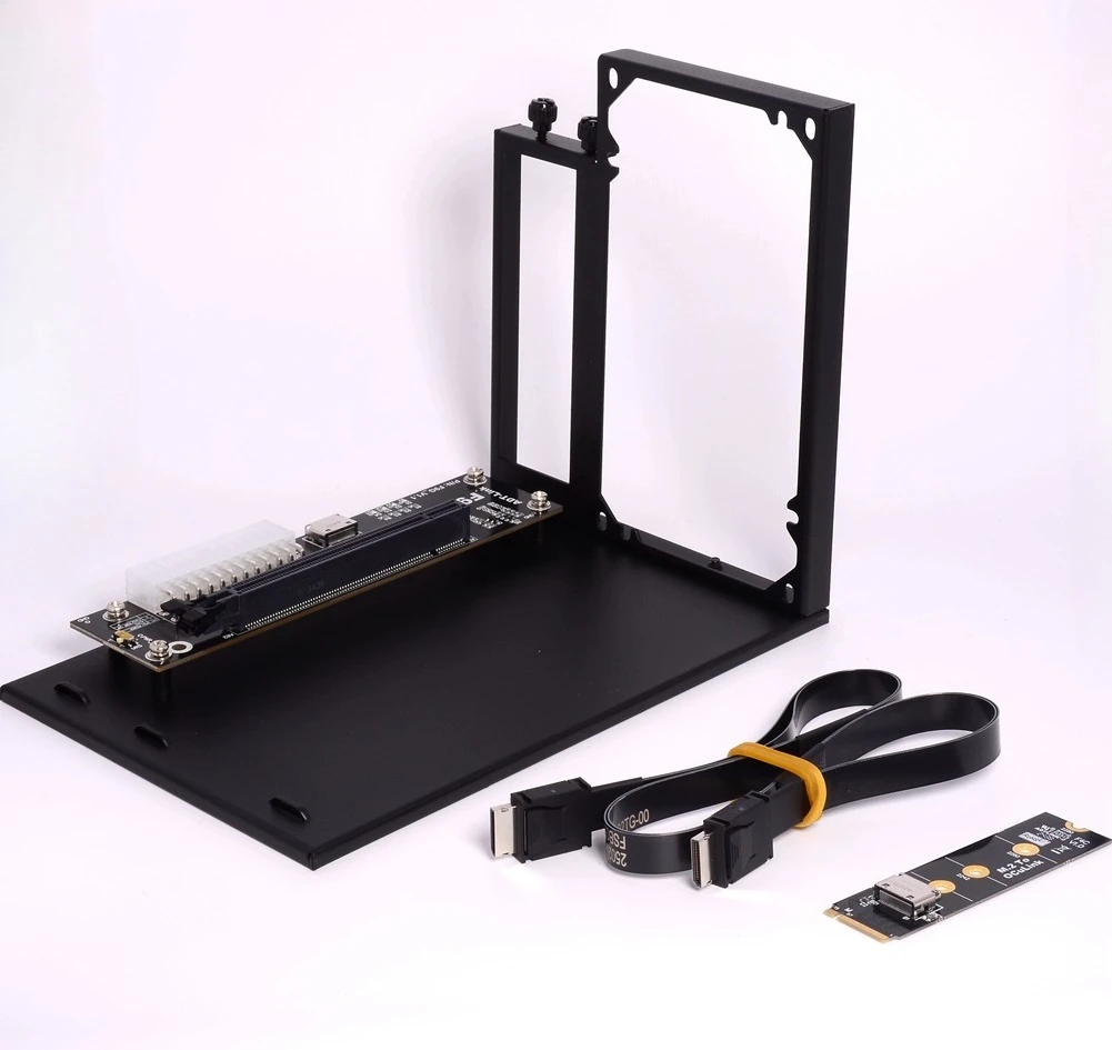 PCIe 4.0 X4 OcuLink External Graphics Card GPU Dock Notebook FFC High Speed M.2 NVMe / OcuLink SFF8611 to PCI-E x16 eGPU Adapter