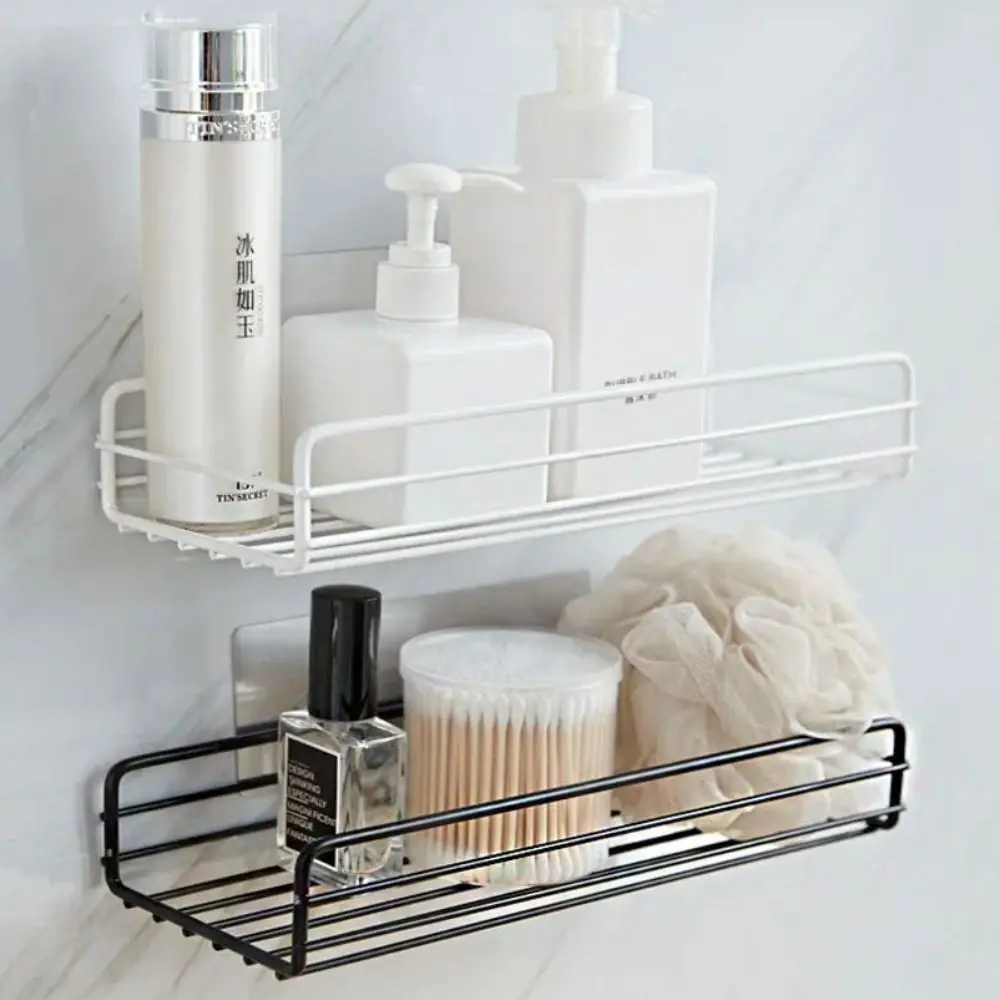 Bathroom Shelf Kitchen Organizer Shelves Iron Storage Rack Shampoo Holder for Bathroom and Kitchen Storage Shelfs