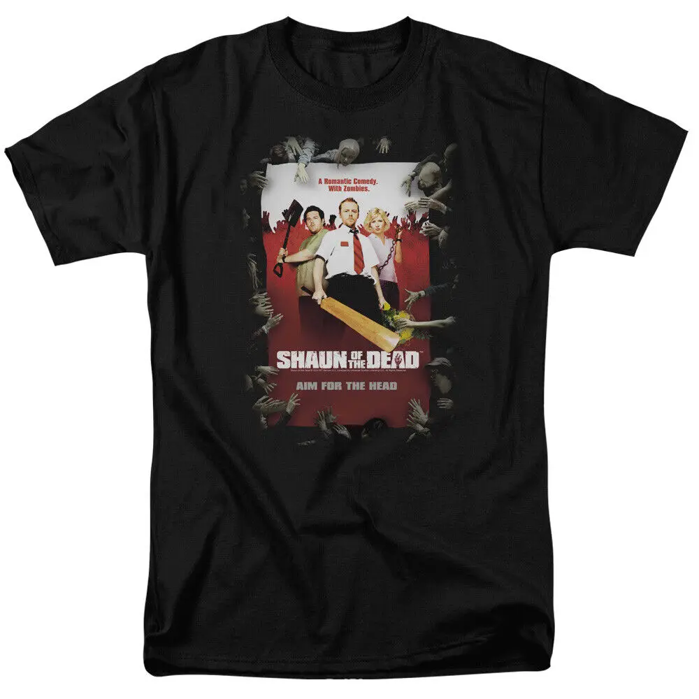 Shaun Of The Dead Movie Poster Licensed Adult T Shirt