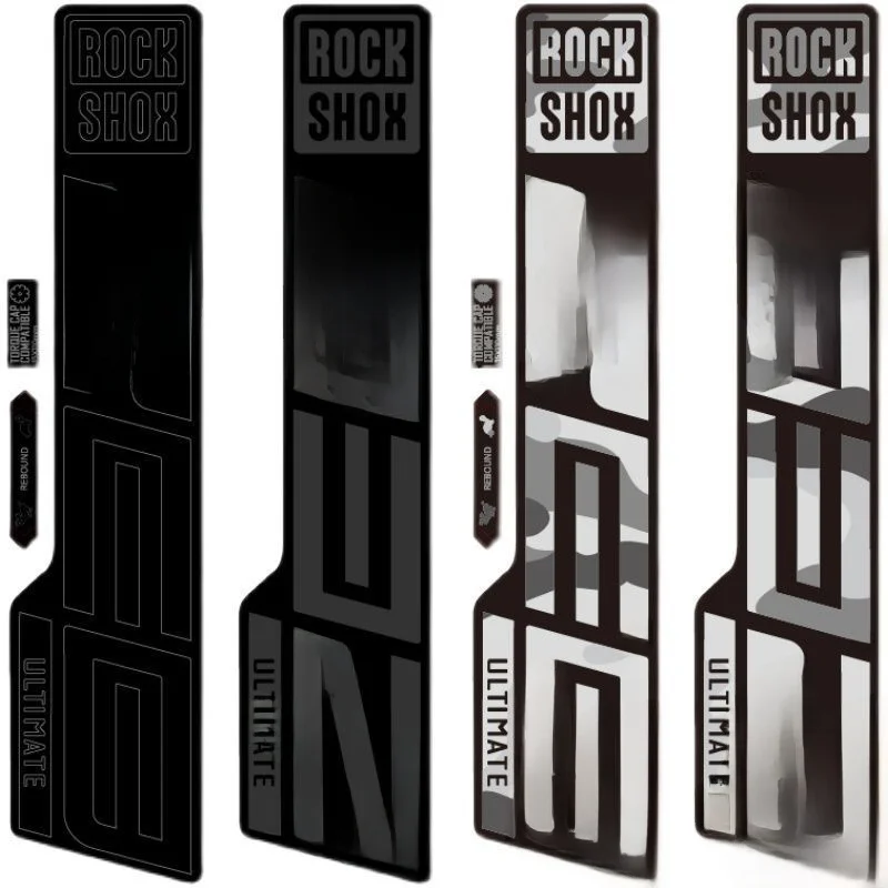 2023 New ZEB Ultimate Mountain Bike Fork Sticker Waterproof Reflective Decal Single Bike Select Cycling Equipment Accessories