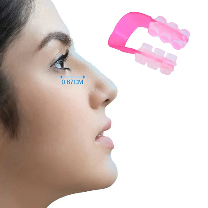 

Silicone Nose Up Shaper Bridge Booster Shaping Clip Clipper Shaper Bridge Straightening Beauty Nose Clip Corrector Massage Tool