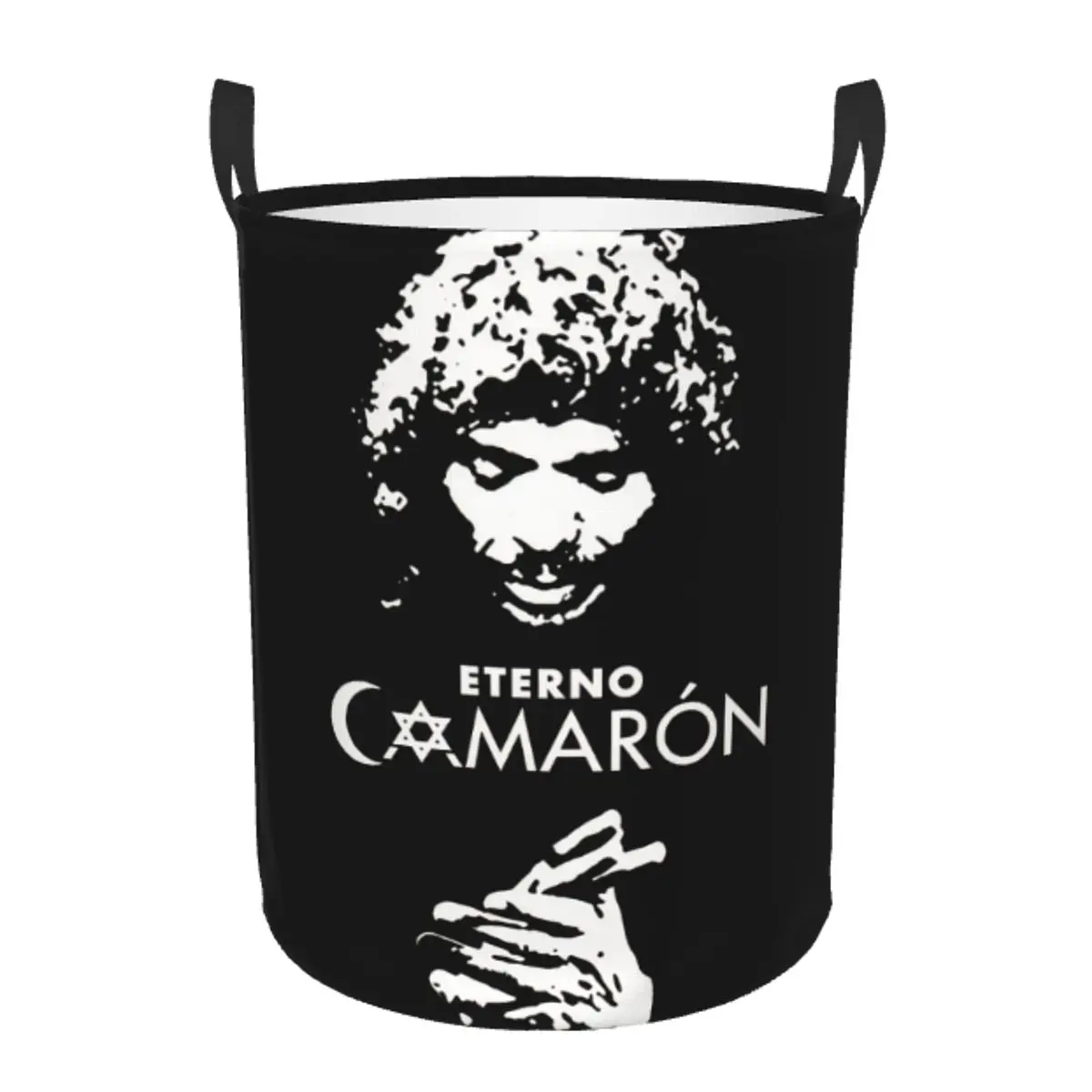 Custom Camarons De La Isla Laundry Basket Foldable Large Capacity Clothing Storage Bin Island Shrimp Flamenco Singer Baby Hamper