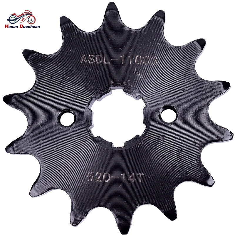 520-14T Motorbike Front Sprocket for Honda CA250 CB250 CD250 CM250 NAS250 XL-X250 XL350 XL-X350 XL250 CRF230 08-10 XR200 250 350