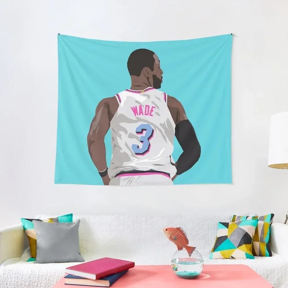 

Dwyane Wade Back-To Tapestry Japanese Room Decor Mushroom Room Decoration Korean Style Wall Decor Hanging Tapestry