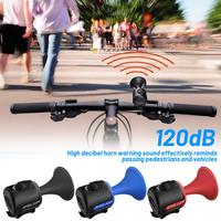 Bicycle Electronic Horn, Loud Warning Sound, CR2032 Battery, 120dB, IPX4 Waterproof, Suitable for Road and Mountain Bike R8Z6