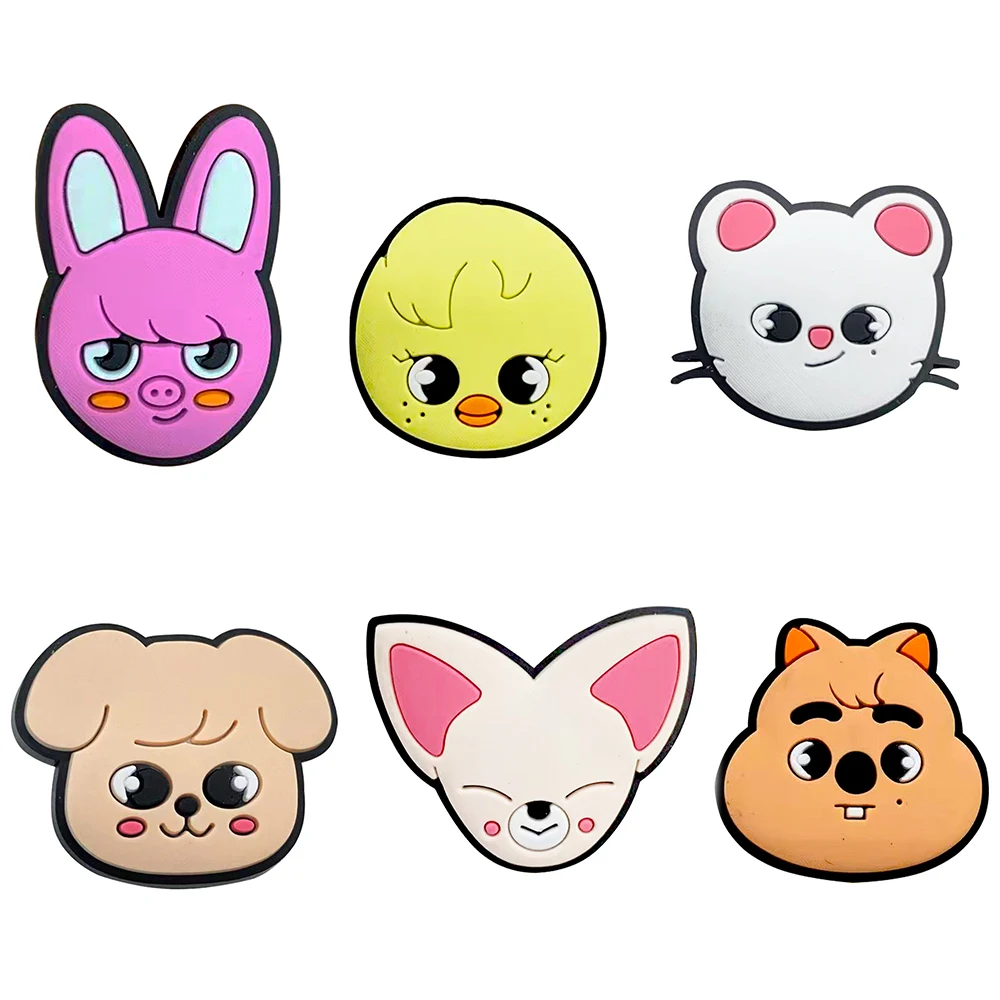 1-10 Stück Trendige Cartoon-Tierfiguren aus PVC als Schuhzubehör, DIY-Kreativität für Sandalen, Armbänder und Partydekoration – Detail 15