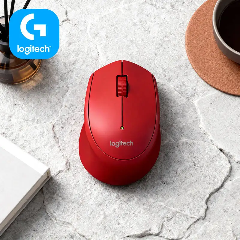 

Logitech M280 Ergonomic Wireless Mouse Slip-Resist Pads 2.4GHz Nano Dongle 10m Range for Study PC Linux Mac
