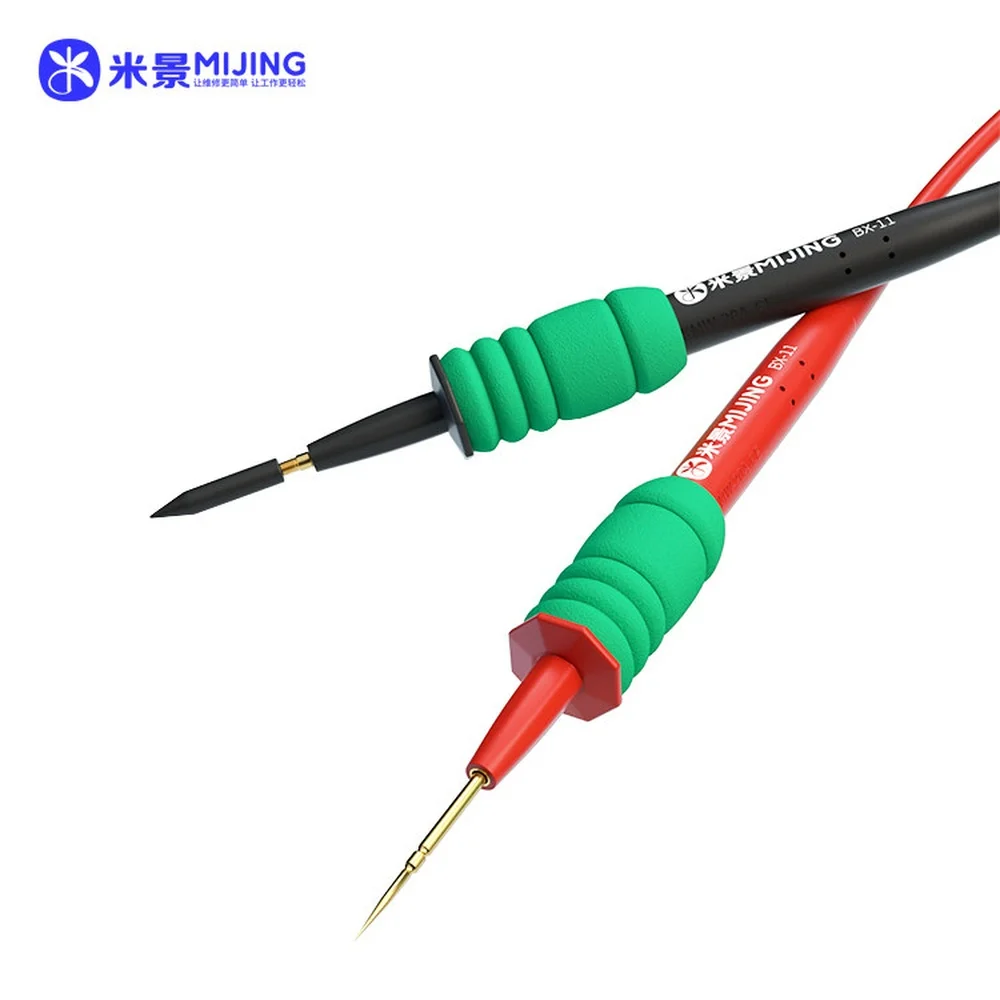 MIJING BX-11 Universal Digita Multimeter Pen Stainless Steel Multimeter Ultra Fine Point Needle Soft Test Probe Repair Tools