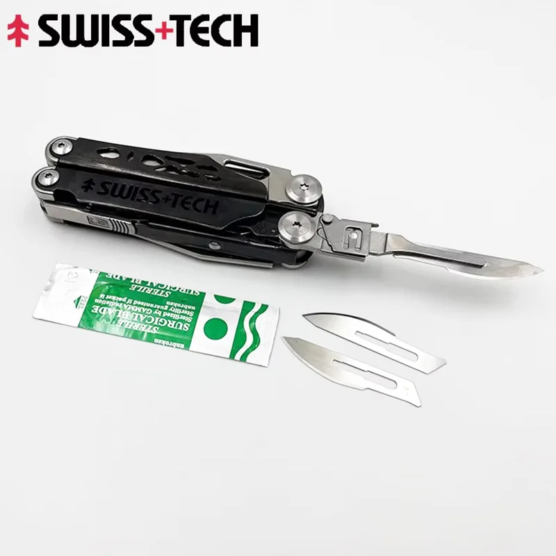 swiss-tech-37-in-1-multitool-pliers-folding-multi-tool-scissors-replaceable-saw-blade-edc-outdoor-camping-equipment
