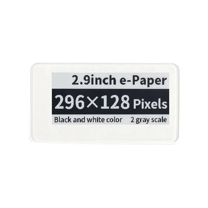 【CYBER MONDAY】Battery-Free -Powered 2.9Inch E-Paper Display E-Ink Module Passive Tag Screen Low Power For Smart Labels Io