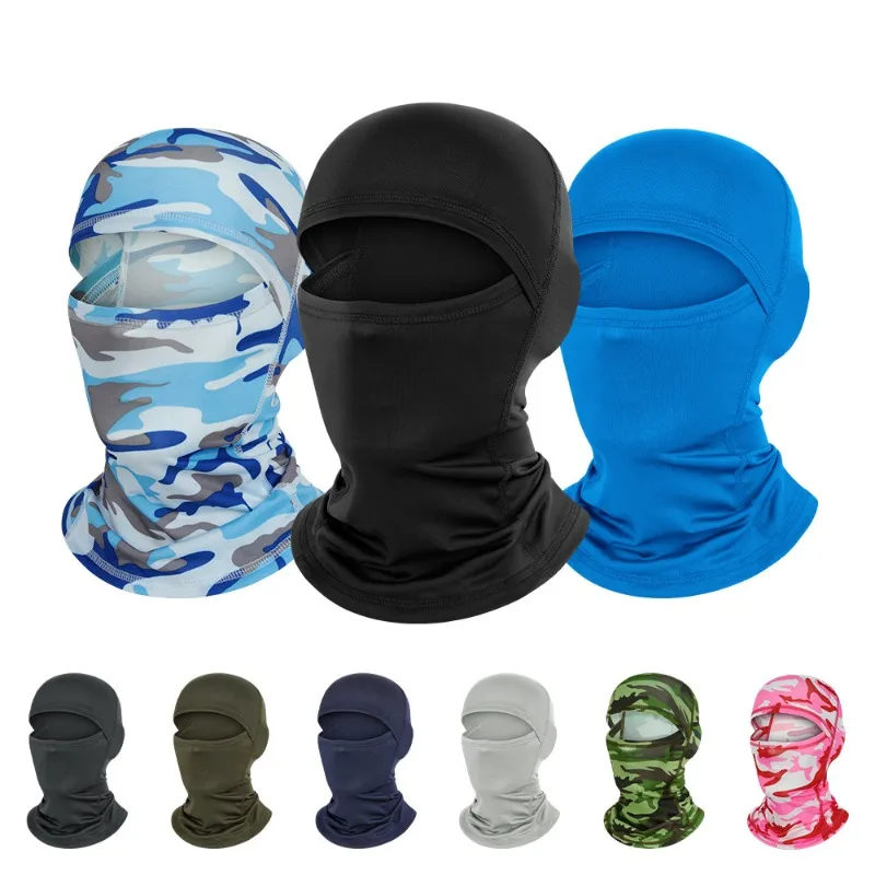 Breathable Quick-dry Balaclava Cycling Head Cover Dustproof Sun Protection for Outdoor Cycling and Tactical Activities