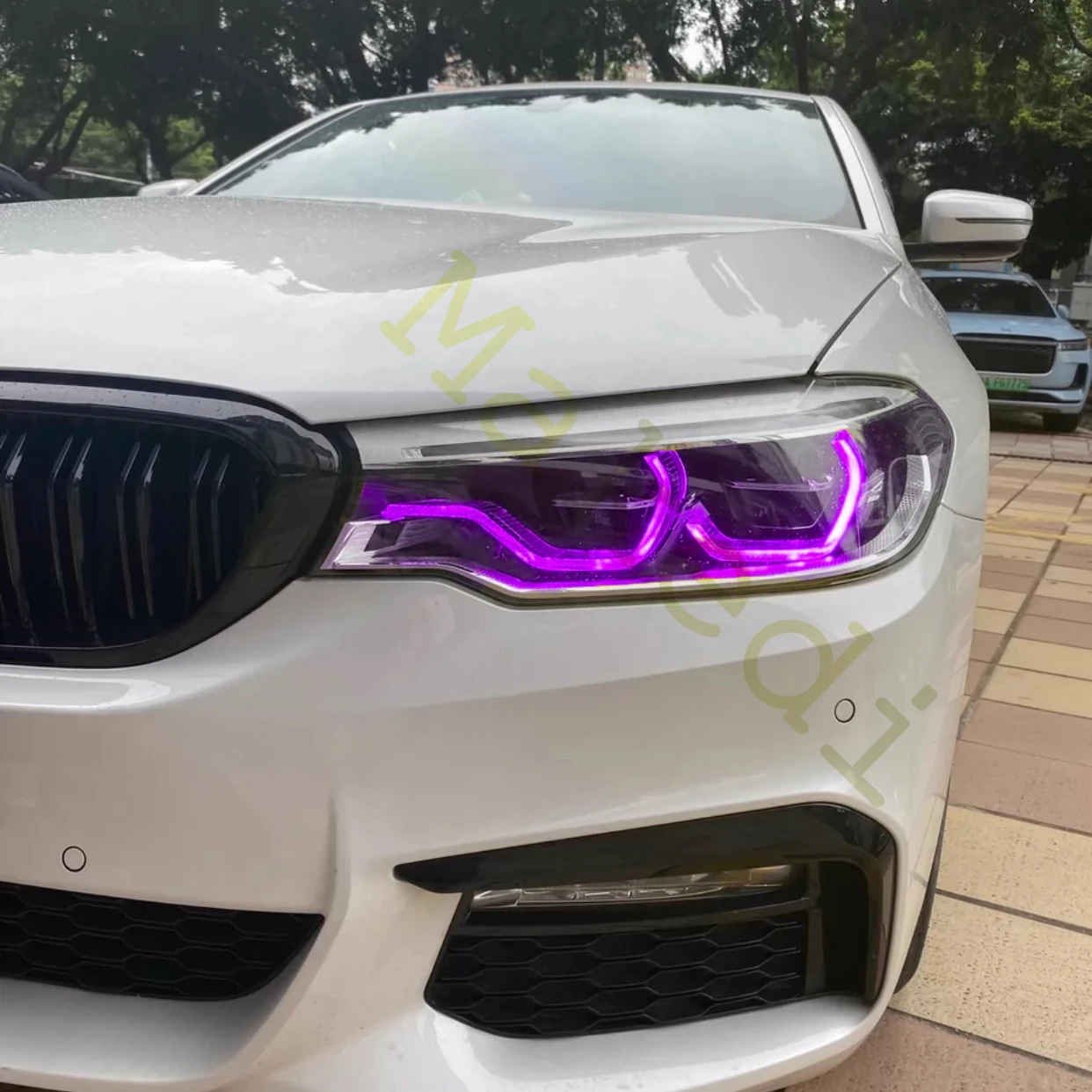 LEDデイタイムライトボード,BMW 5シリーズ,g30,g31,f90,m5,ゴールド