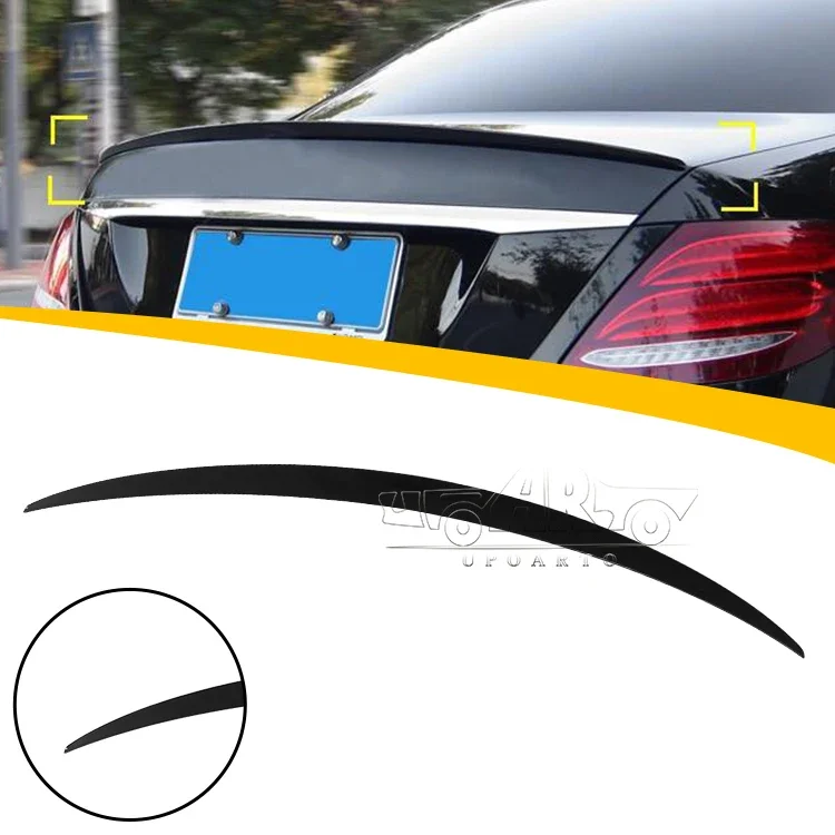 Haosheng Manufactory R&D Produce ABS Plastic Carbon Fiber Taiwan AN Style Rear Ducktail Spoiler For Mercedes BenZ E-Class W213