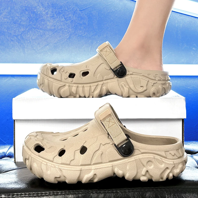2026 Factory Cheap EVA Men's Clogs Shoes Lightweight Wholesale Plastic Clog Men Beach Working Sandals With Men Clogs&Mules
