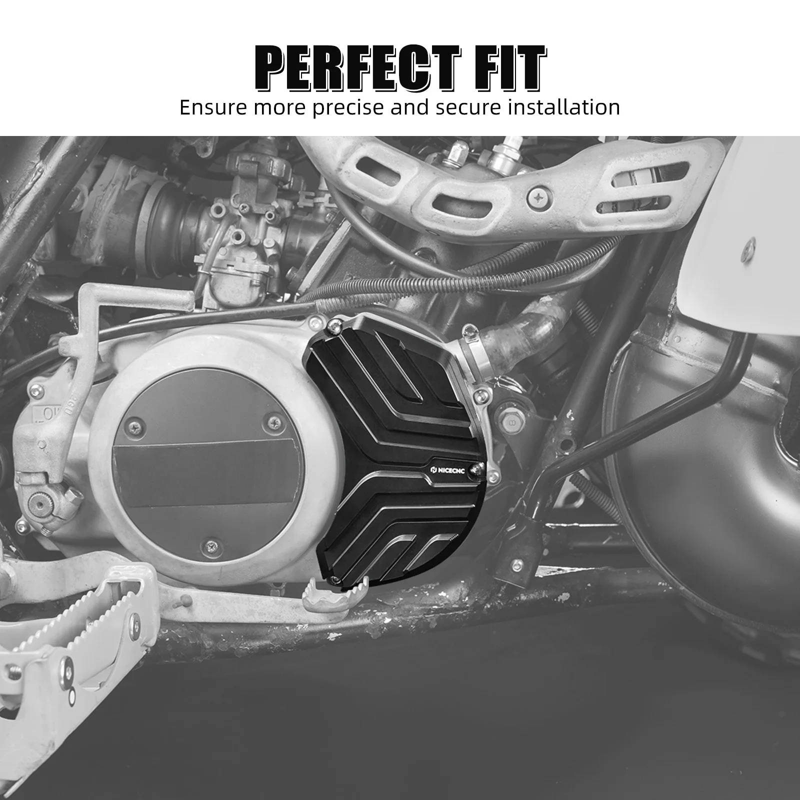 Für Banshee 350 ATV Wasserpumpe Abdeckung Schutzfolie Für Yamaha Banshee 350 1987-2006 2GU-15416-00-00 Aluminium ATV Zubehör – Detail 8