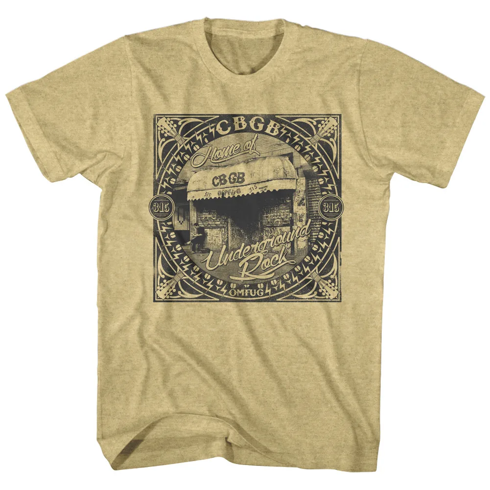 CBGB OMFUG Camiseta para hombre NYC Storefront 315 Bowery Punk Rock Vintage Music Merch