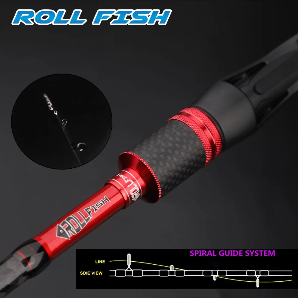 

Удилище ROLLFISH с цельным карбоновым кончиком – высокочувствительное удилище для джиггинга в соленой воде для ловли осьминогов/каракатиц 1.65м/1.8м/1.98м/2м