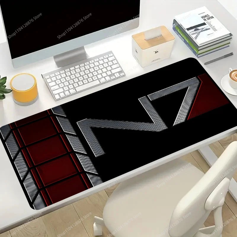 Mass Effect N7 Mousepad Gaming Mouse pad Gamer Pc Accessories Deskmat Keyboard Mat Desk Protector Mause Pads