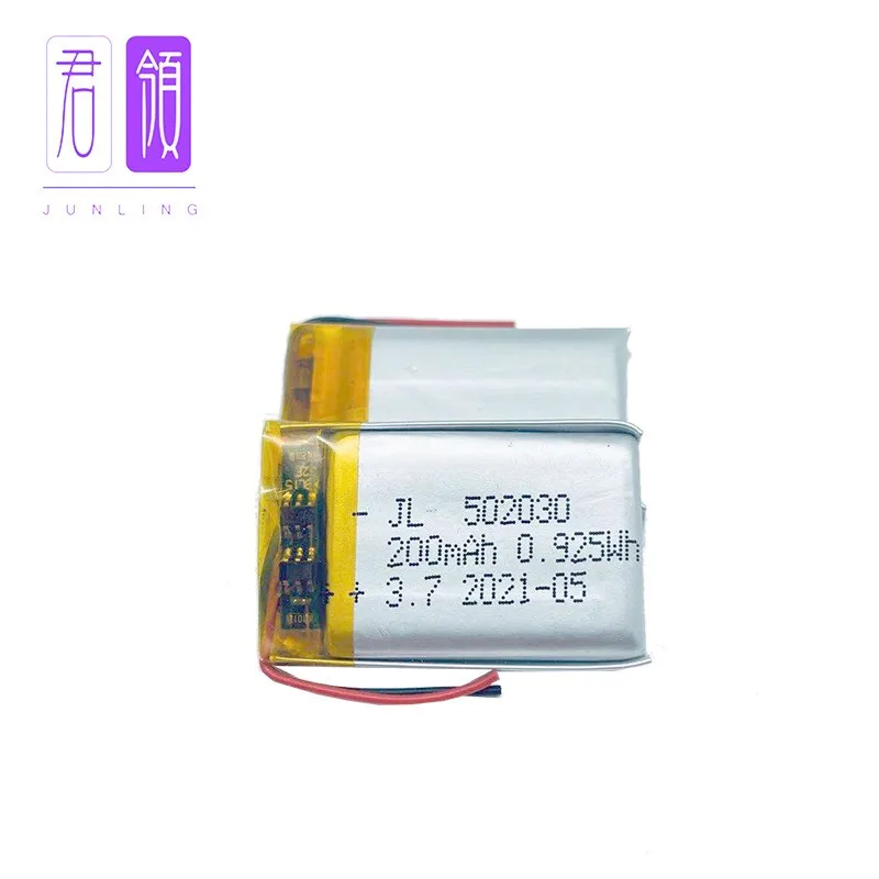 buy more will cheap 502030 Polymer Lithium Battery 200mAh 3.7V Factory Wholesale Full Capacity Charging Pool