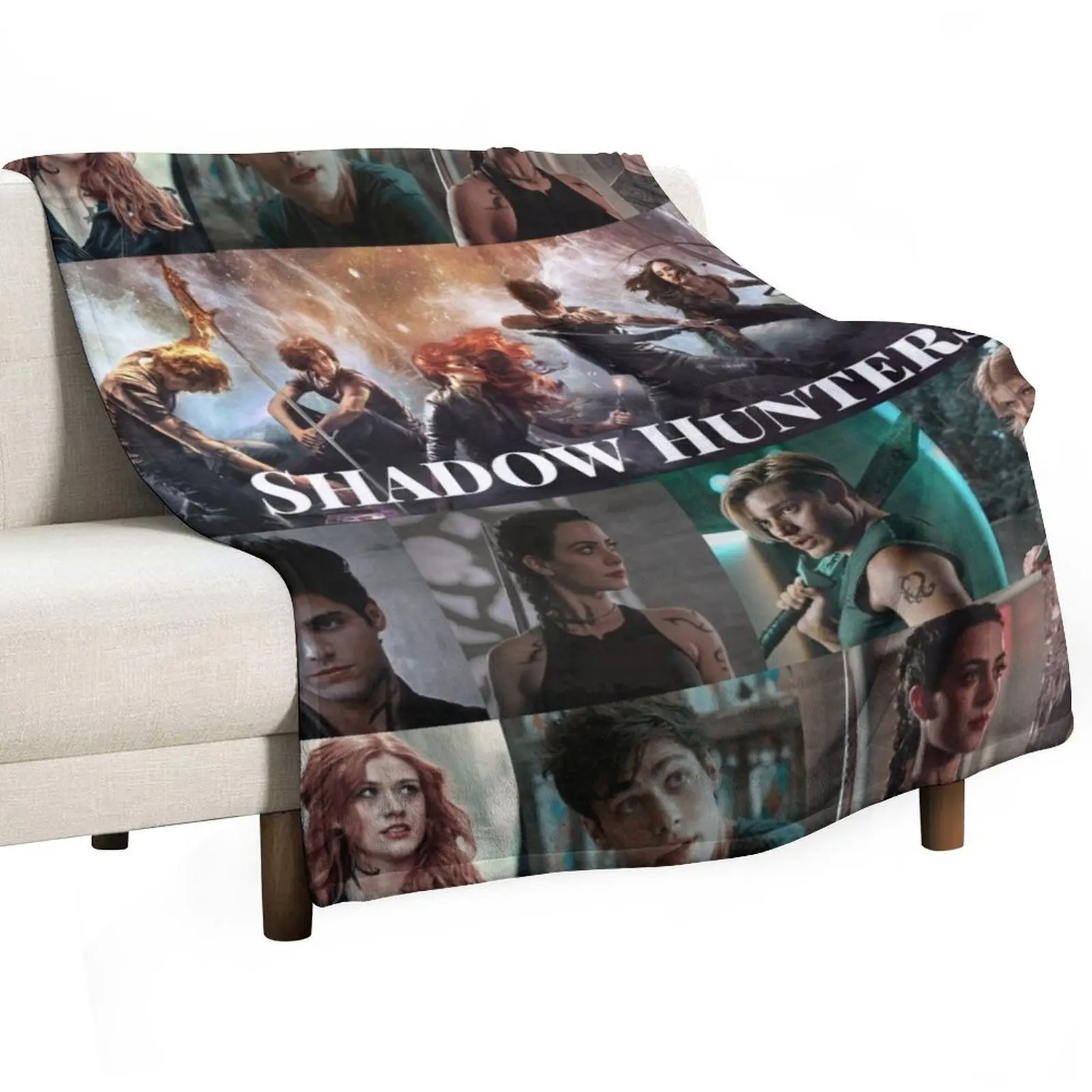 

Shadow Hunters Throw Blanket Quilt Plaid Blankets
