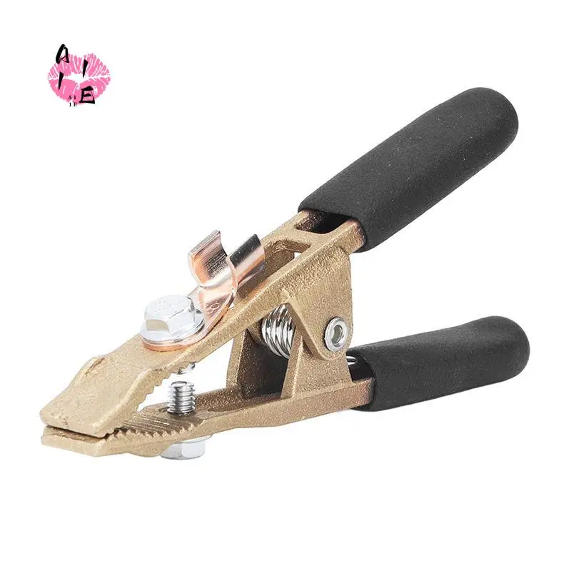 A11E-260A Welding Ground Clamp Brass Material 40Mm Opening Electric Work Clamp For Gas Shielded Welding And Steel Structures
