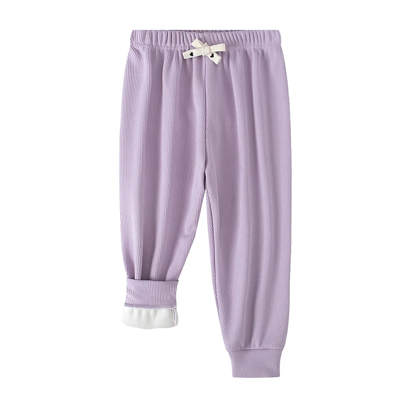 Autumn And Winter Children's 7-color Casual Sports Sweatpants Versatile For Boys And Girls With Thick Fleece And Haren Pants image 3