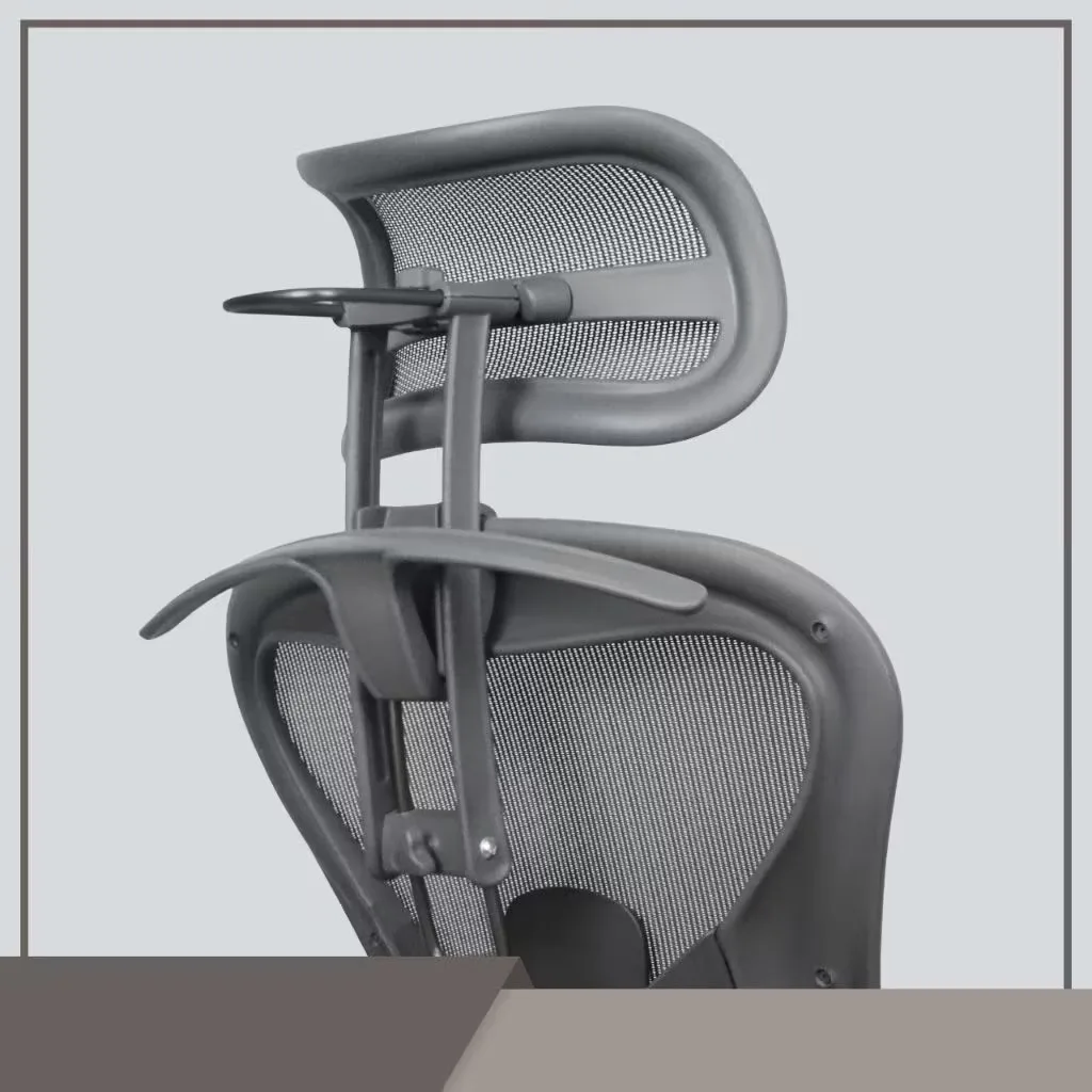 Herman Miller Aeron Kopfstütze mit Aufhänger, Verstellbares Kopfstützen-Zubehör für Classic & Remastered Stühle – Detail 5