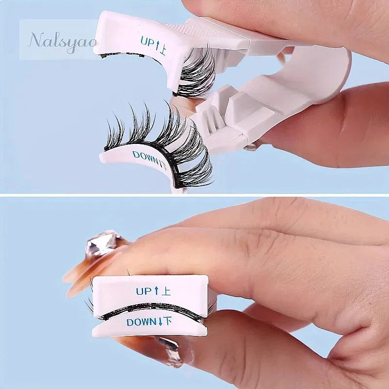 Professional Magnetic Eyelashes Applicator 3D Mink False Eyelashes Extension Curler Clamp for Makeup