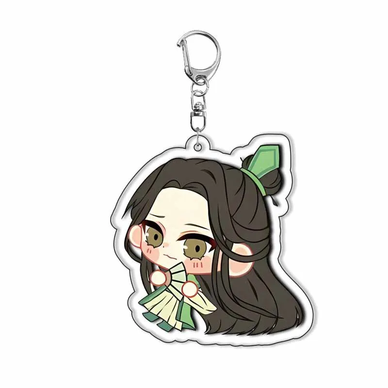 Figura de dibujos animados de Anime Xie Lian versión Q llavero acrílico moda mujeres hombres llave Riring accesorios colgantes adornos regalos para seguidores
