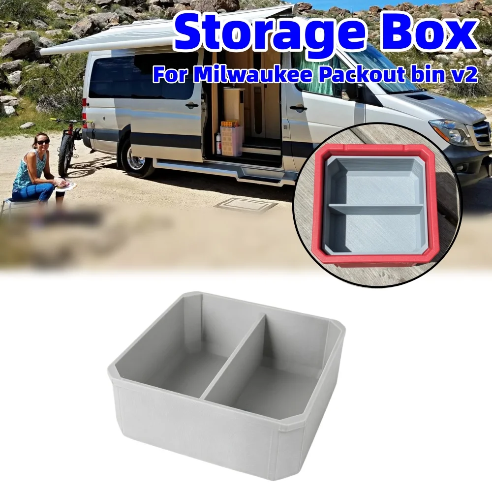 

1PCS Van Nested Cup Storage Box Campervan Caravan Motorhome Storage Organization Accessories For Milwaukee Packout