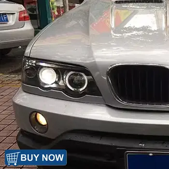 適用於BMW X5 E53 1998-2003 的汽車頭燈升級高品質投影透鏡工具配件 LED 汽車頭燈總成 8 最佳銷售 BMWX5 E53頭燈 - №6