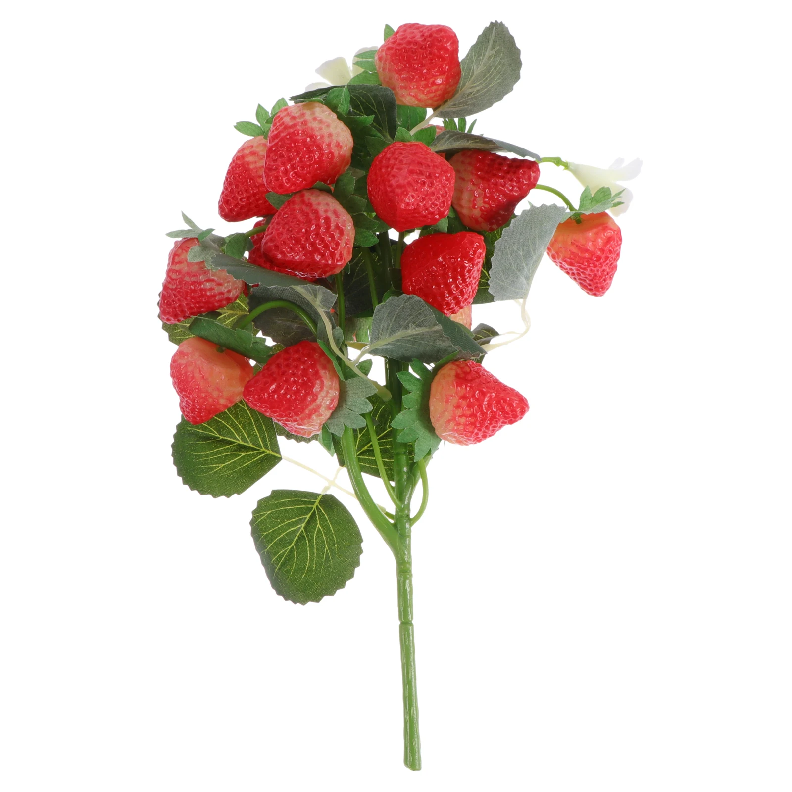 1 Bunch Strawberry Decor Decorations Artificial Plants for Home Decor Indoor Strawberry Vase Strawberry Birthday Decorations