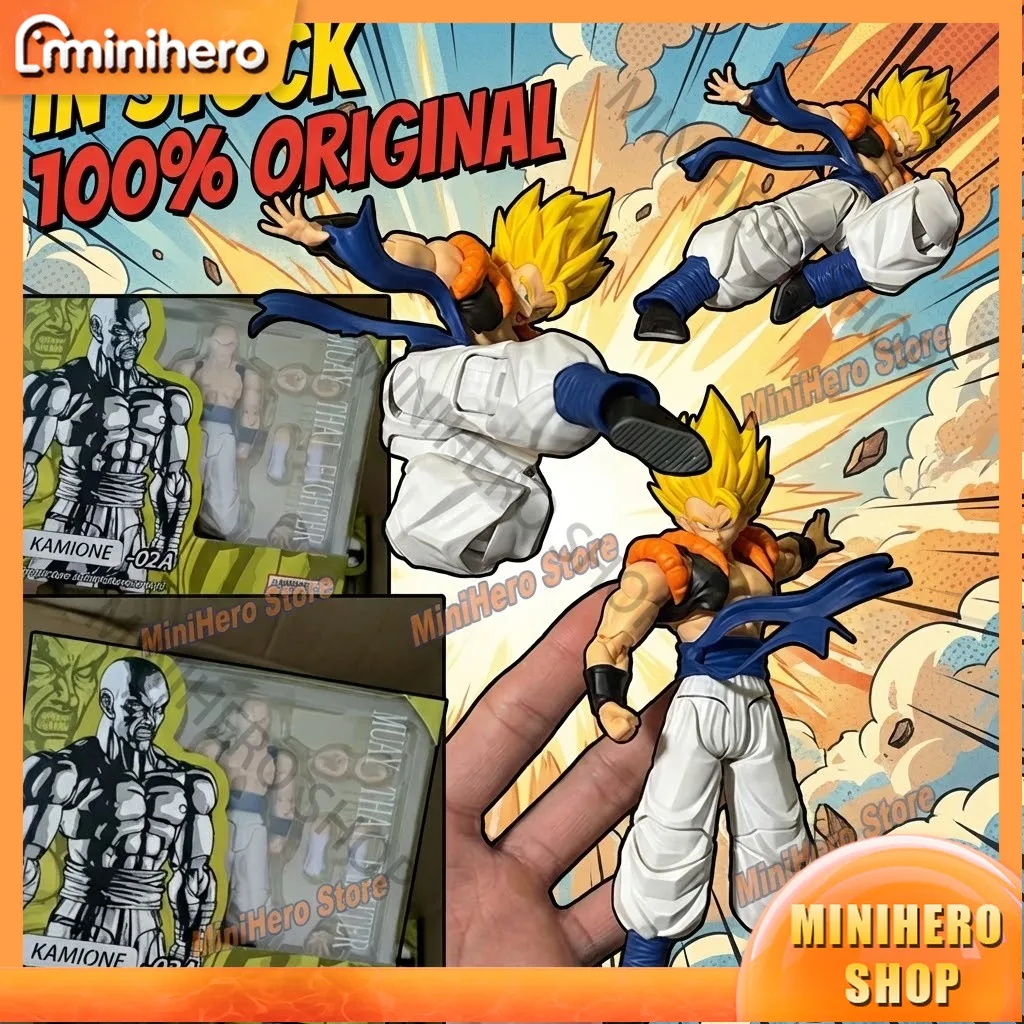 

Tonsenarttoys Kamione 02A 02B Dragon Ball Z Gojita SHF Super Saiyan SSJ Gogeta Action Figure Collection Gift 100% Original In