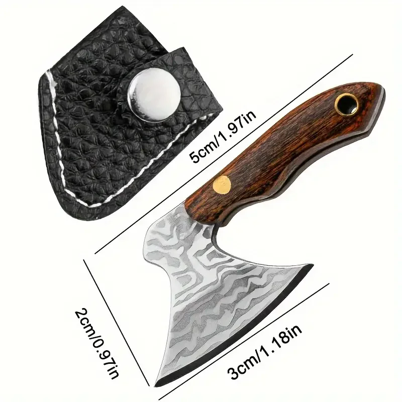 Mini Ax Knife Keychain Parcel Opening Tools, Sharp Mini Pocket Knife, The Best Gift for Family and Friends Camping Outdoor Tool