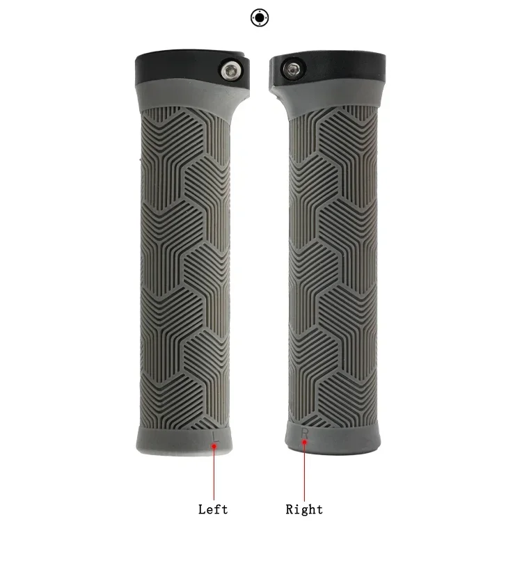 ODI MTB Fahrradgriffe Lock-on 22,2 mm Gummi-Lenkerabdeckung, bequeme Flügelform, rutschfestes Griffteil für Reisen/Faltrad – Detail 10